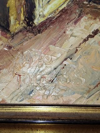 Oleo sobre lienzo. Toledo.