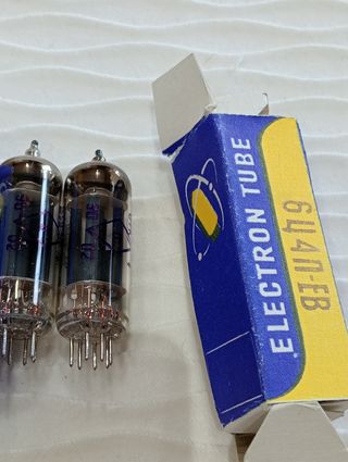 Pareja Válvulas 6Z4 Matcheadas NOS Nuevas