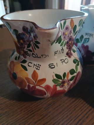 N.3 Brocche Friulane Dipinte a Mano