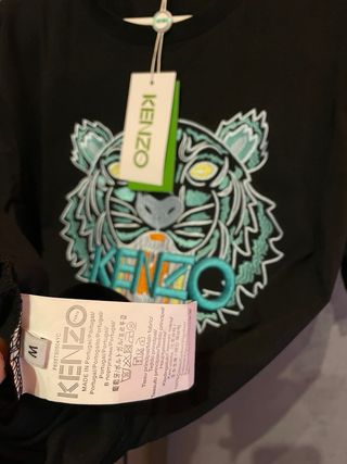 T-shirt Kenzo Tiger Nero Taglia M