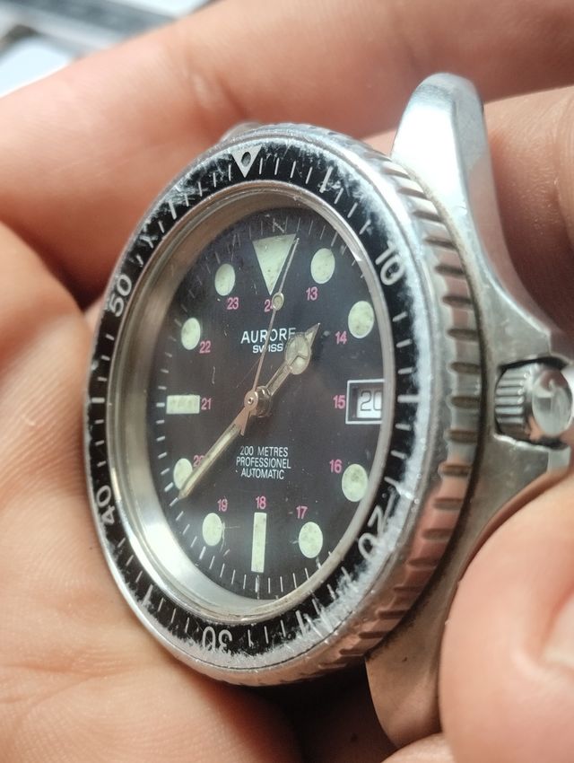 Relógio Profissional Aurore Automático 200m