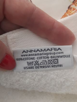 Coppia Asciugamani Yacting Club con Conchiglie