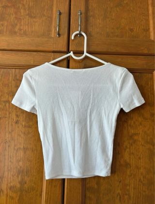 Top blanco Zara
