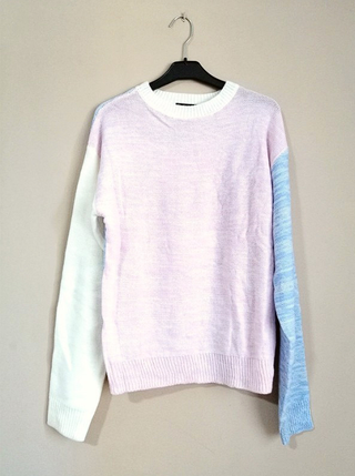 Jersey tricolor pastel Talla S nuevo a estrenar