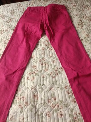 Pantalones ajustados rosas vaqueros