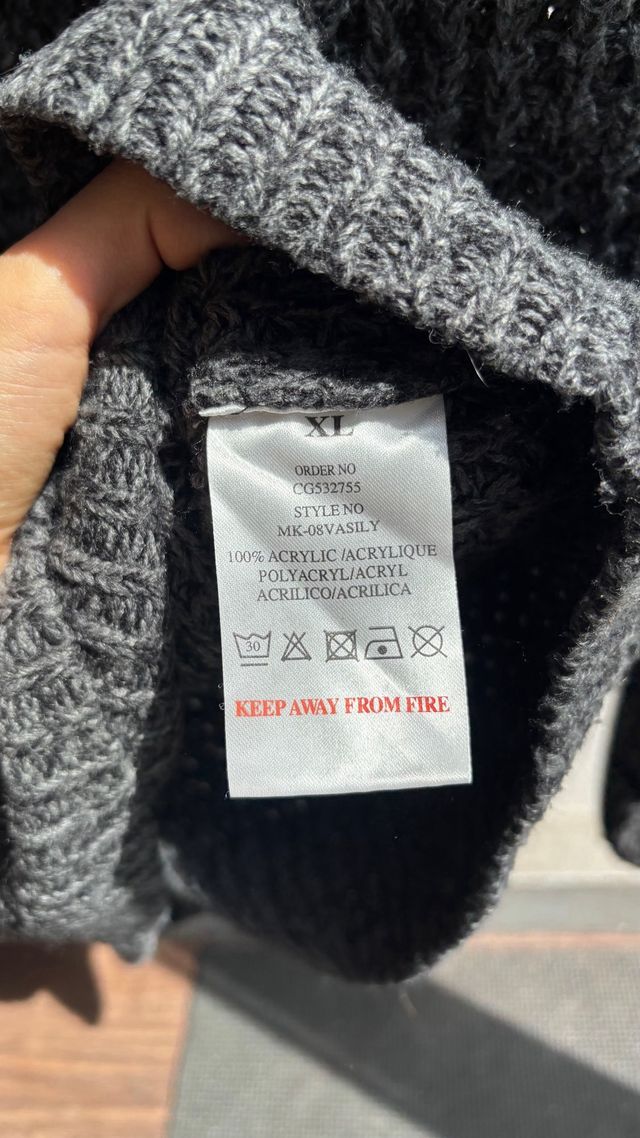 Jersey gris de punto
