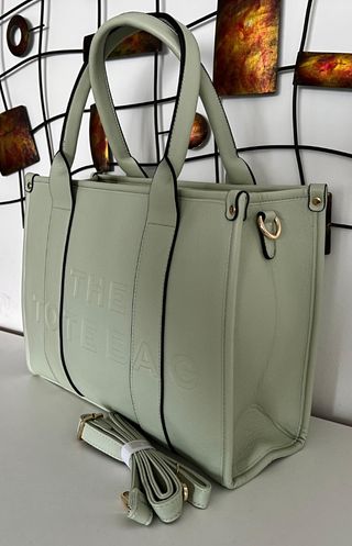 Bolso bandolera verde agua