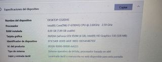 Ordenador portátil pequeño HP Azul.
