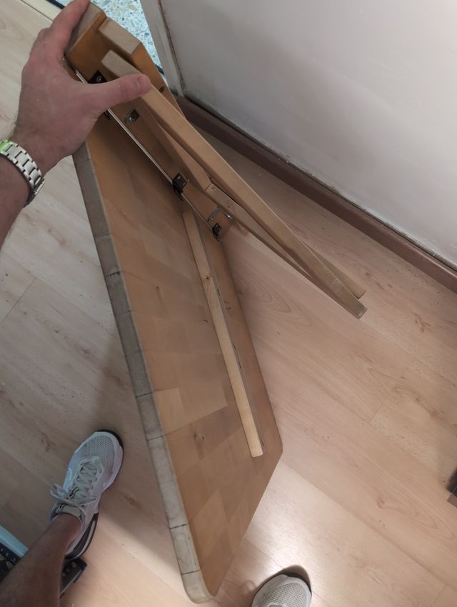 Balda plegable de madera