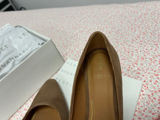 Zapatos Geox tacón medio ante marrón