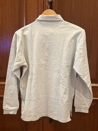 Polo Tommy Hilfiger manga larga S , Celeste 