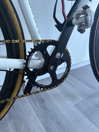 Bicicleta HUPcc Blanca. Niño/Niña carretera