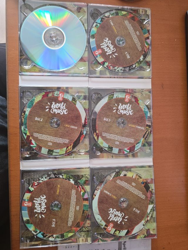 CD World Music 6 CD Box Set