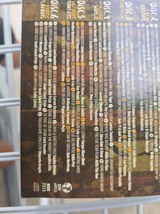 CD World Music 6 CD Box Set