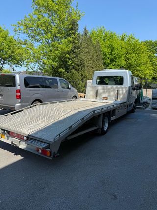 Renault Master 2015 grua portacoches remolque 10m
