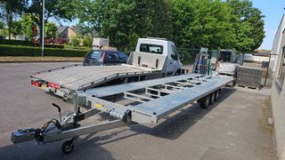 Renault Master 2015 grua portacoches remolque 10m