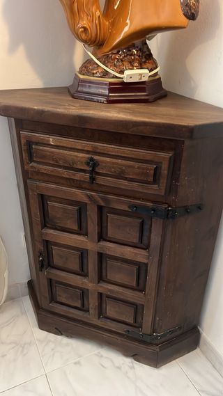 Mueble Rinconera Madera Antigua