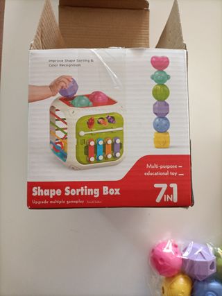 Caja de Actividades 7 en 1 - bebes de 1 año 