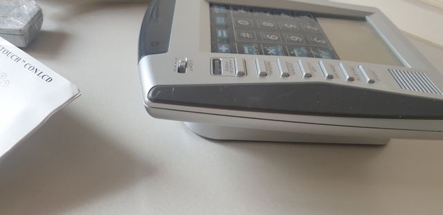 Telefono fisso soft touch con lcd e calcolatrice