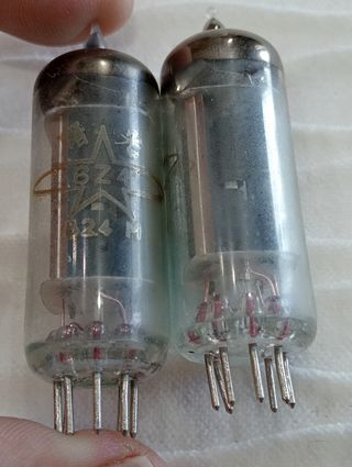 Pareja Válvulas 6Z4 Matcheadas NOS