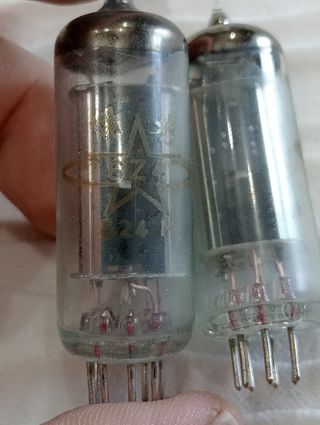 Pareja Válvulas 6Z4 Matcheadas NOS