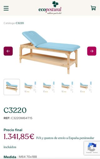 Camilla Eco Postural Madera Morada semi nueva.