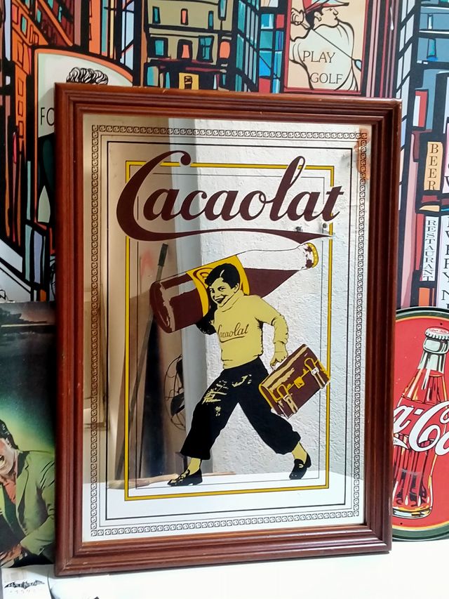 Espejo Cacaolat Vintage