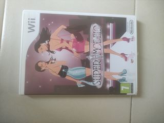 Nintendo Wii con un mando, un Nunchuk y 5 juegos