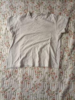 Camiseta blanca manga corta