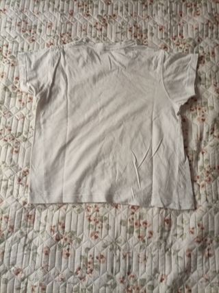 Camiseta blanca manga corta