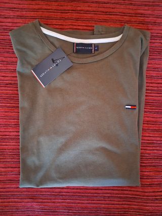 Camiseta Tommy Hilfiger Verde Oliva
