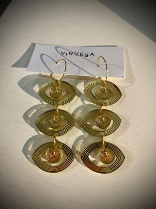 Pendientes Vinuesa Ojo Dorado