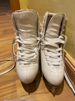 Patines sobre hielo niños talla 32 marca Oxelo