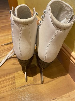 Patines sobre hielo niños talla 32 marca Oxelo