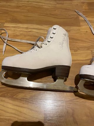 Patines sobre hielo niños talla 32 marca Oxelo