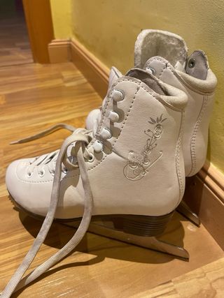 Patines sobre hielo niños talla 32 marca Oxelo
