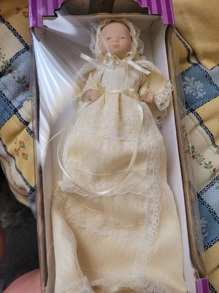 Muñecas de porcelana y accesorio coleccion Harrods