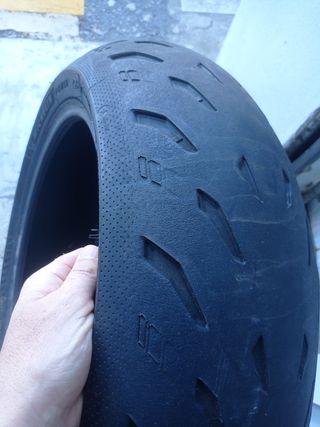 Cubierta trasera moto