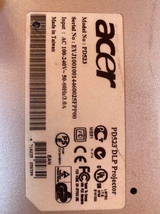 Proyector Acer PD523 Multimedia