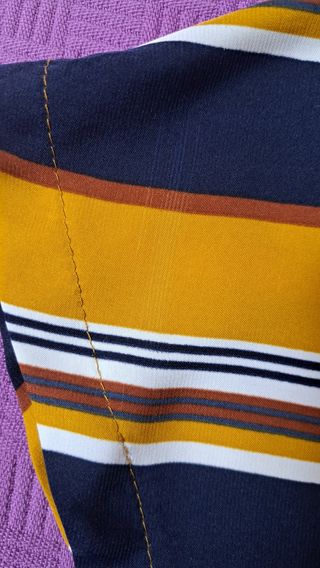 T-shirt crop a righe