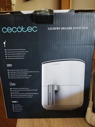 Cecofry Deluxe Cecotec Freidora de Aire