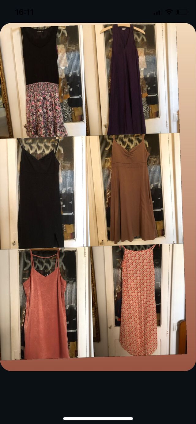 Lote 12 vestidos verano S/M