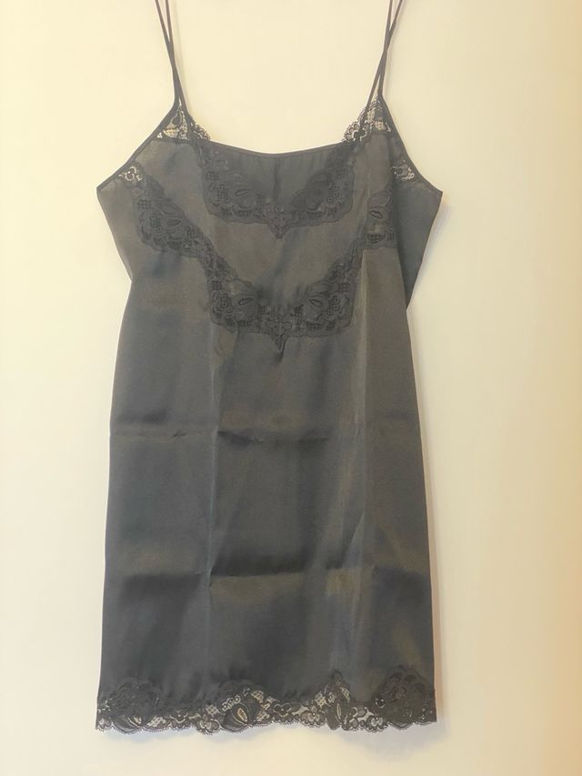 Due Canotte pizzo Macrame e una sottoveste