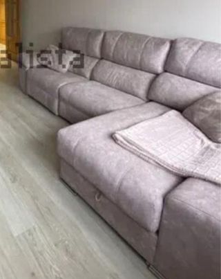 Sofá extensible electrico con chaise longue