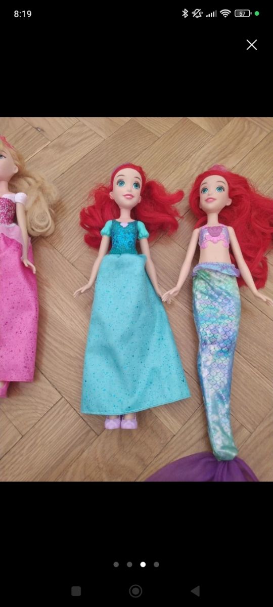 3 Muñecas Princesas Disney