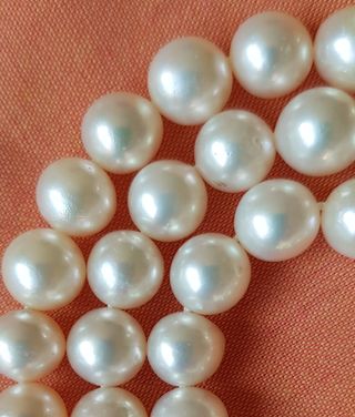 Tira perlas naturales de agua dulce