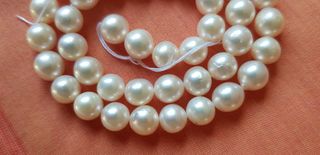 Tira perlas naturales de agua dulce