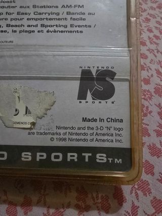 Radio Portátil Nintendo Sport AM/FM