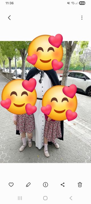 Túnica Nazareno Santa Genoveva.