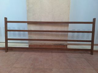 Reja de aluminio marrón para ventana o balcón 